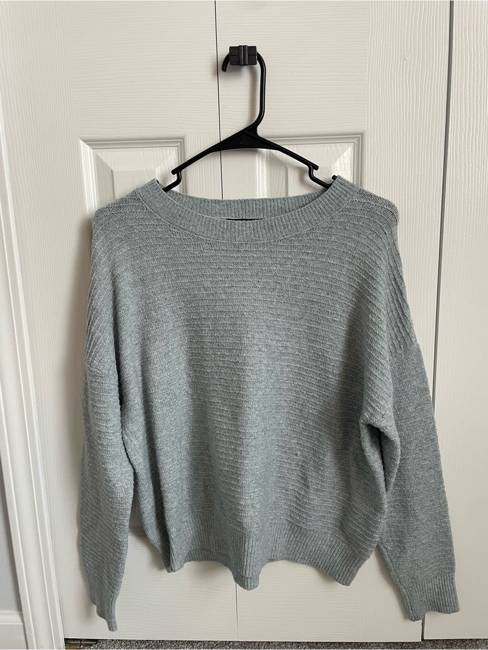 Vero Moda Light Blue Ribbed Crewneck Sweater